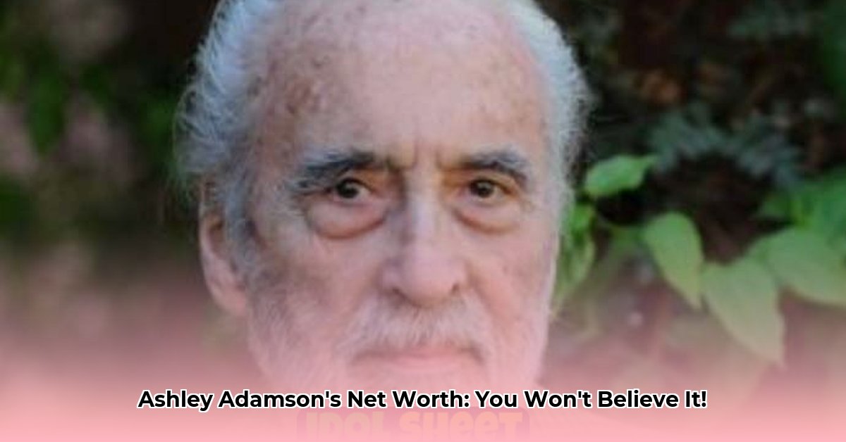 ashley adamson net worth